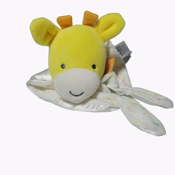 Carters Child of Mine Giraffe Lovey Rattle 11 inch Plush Security Blanket Baby - Picture 1 of 5
